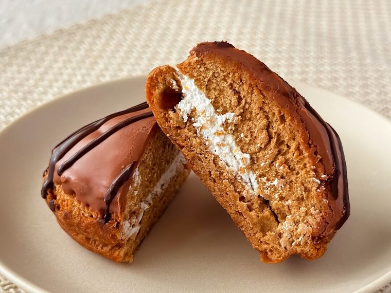 くりド エンゼルマロン風味チョコの断面