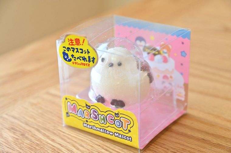 専用パッケージに入ったマシュコット