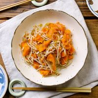 作り方 丸ごとにんじんともやしの白だし和え