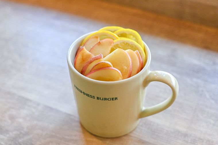 レモネードのアップ