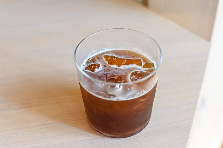 アイスコーヒーのアップ