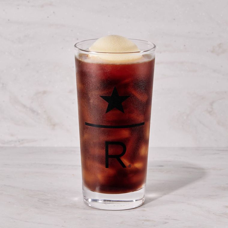 コーヒーフロートのアップ