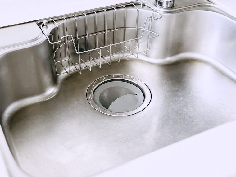 キッチンの排水口まわり