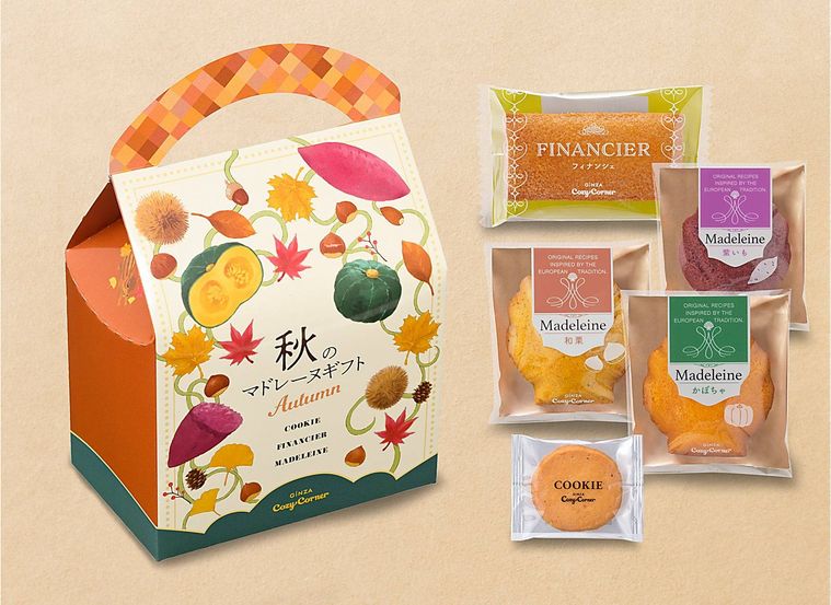 1. 秋のマドレーヌギフト7個入14個入