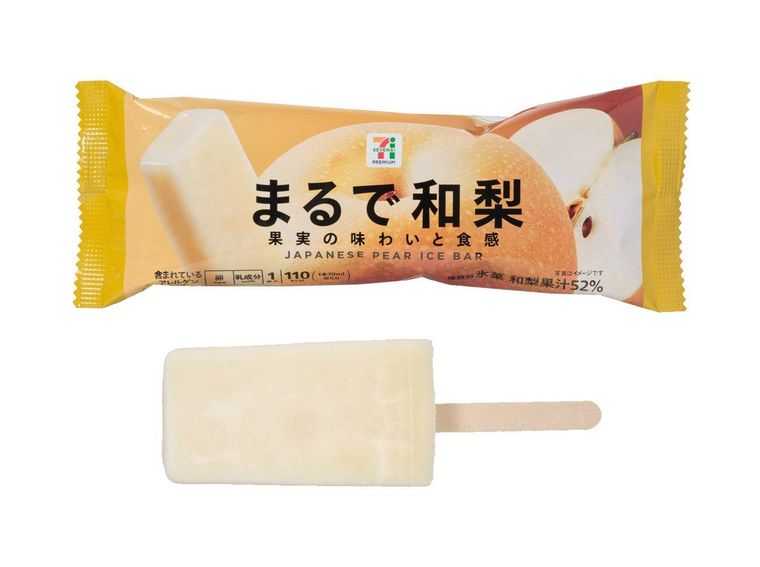 梨の果汁をアイスに凝縮2