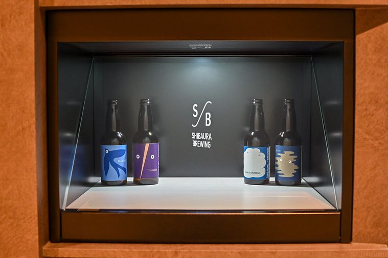 ビールが並んでいるところ