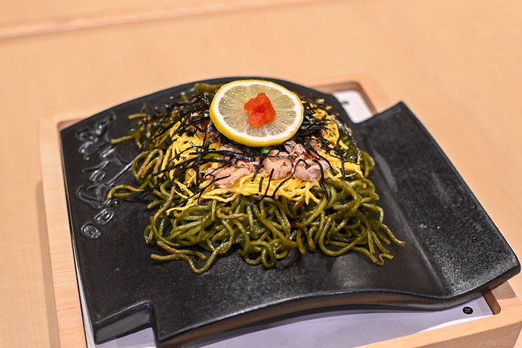 瓦蕎麦のアップ