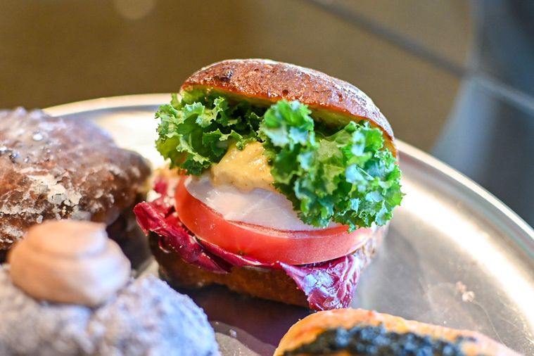 サンドイッチのアップ