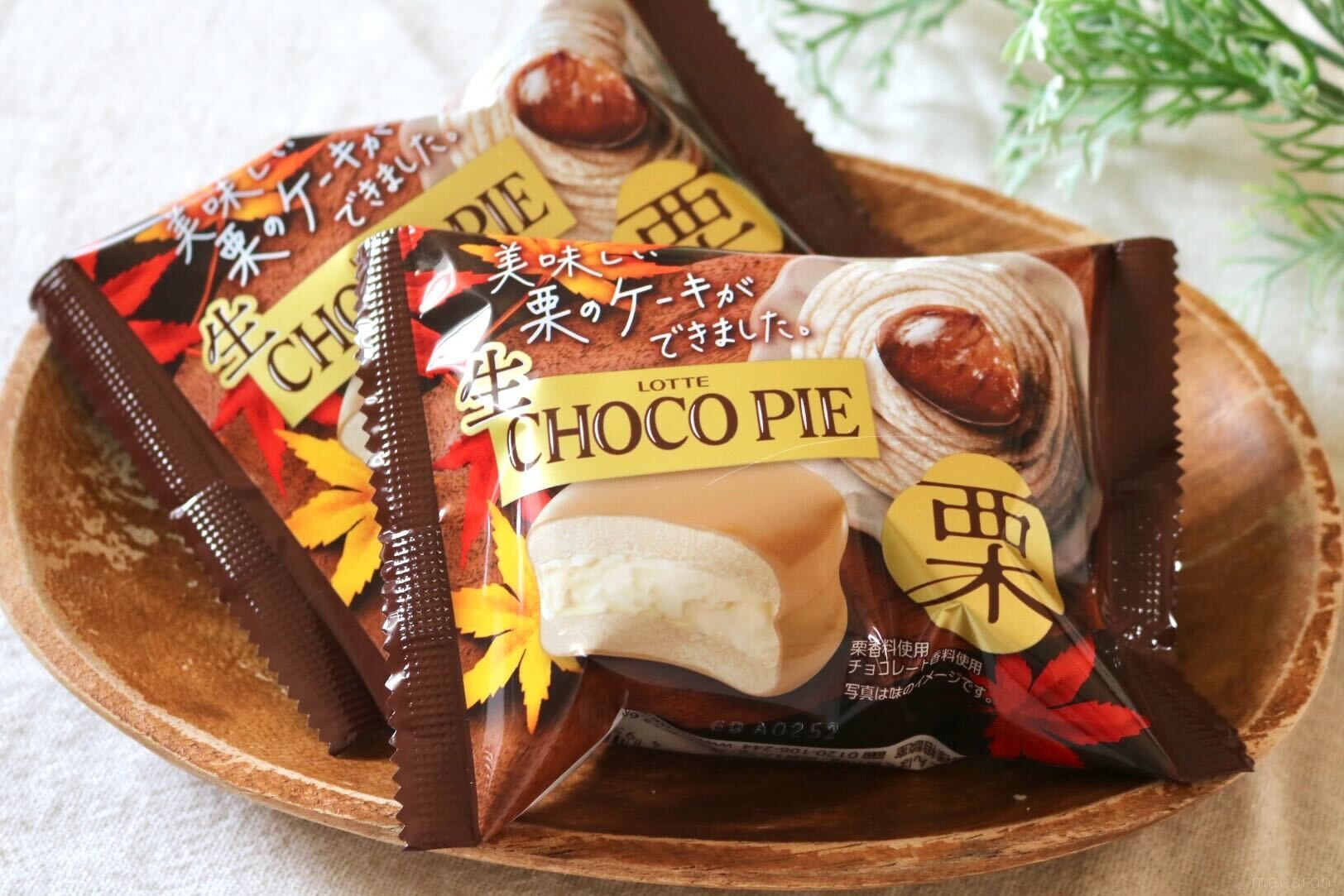 チョコレート型 栗 ロッテの生 チョコパイ新作は “栗”。その味に「想像以上に栗！」「最高