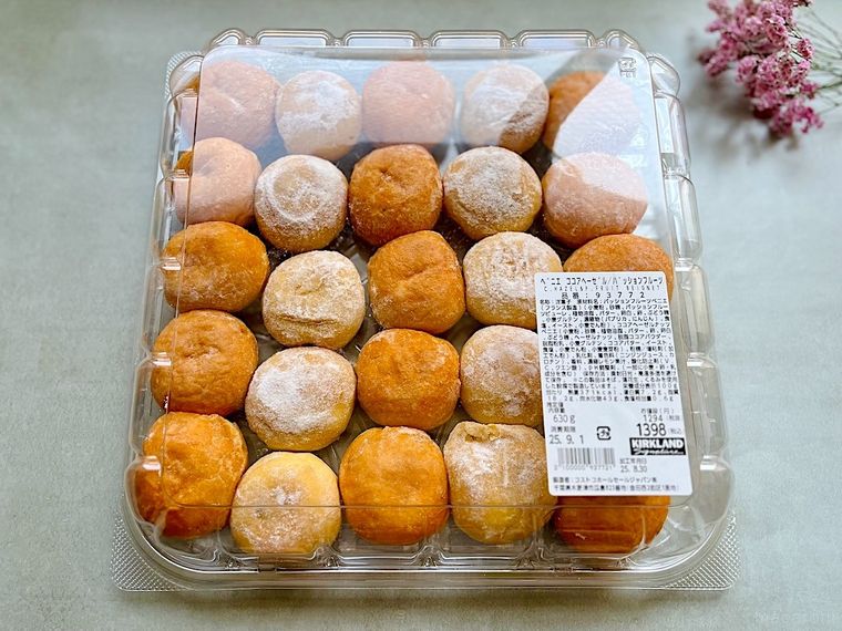 コストコのベニエのパッケージ