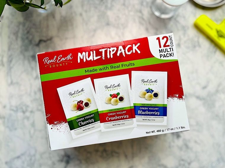 コストコグリークヨーグルトフルーツボールのパッケージ