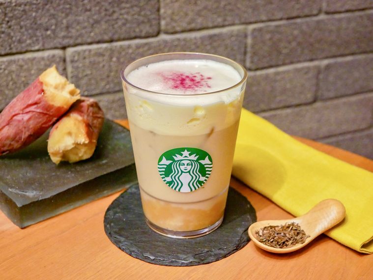 スターバックス秋の新作ほうじ茶香る 焼き芋 ムース ティー ラテ