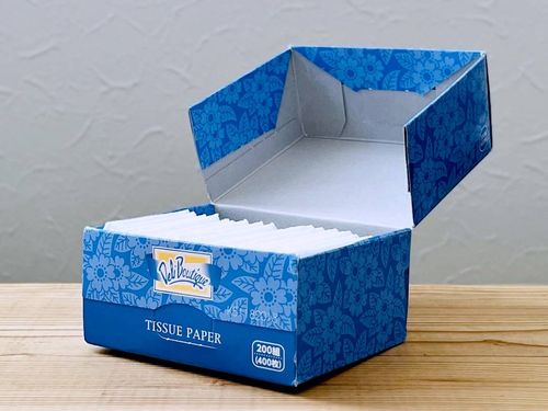 ティッシュの空箱は捨てないで10分で万能型フタ付きケースの作り方