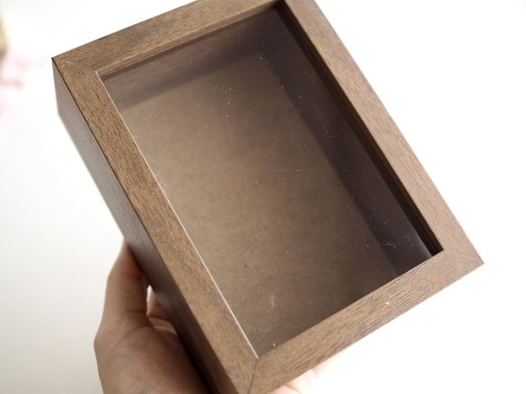 セリアの立体フォトフレーム