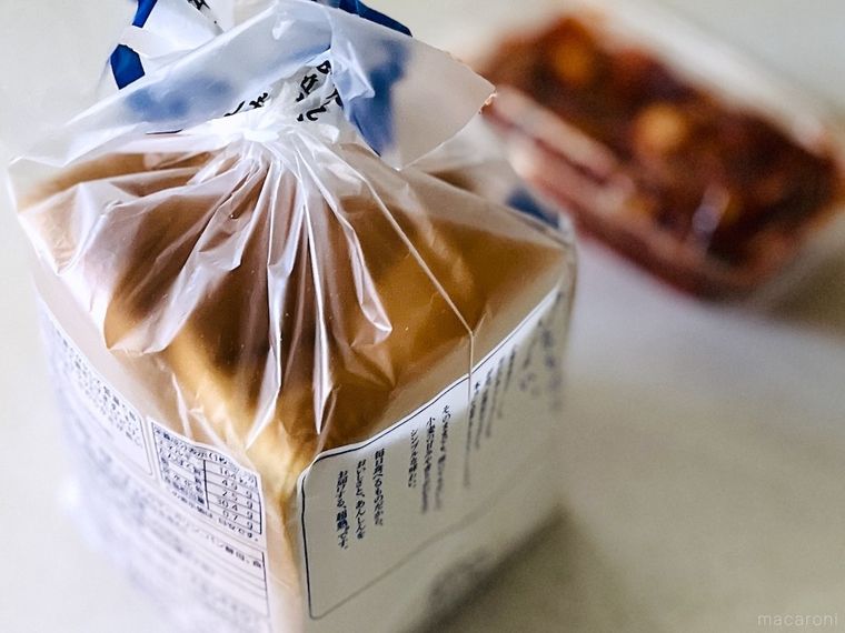 食パンとキムチ