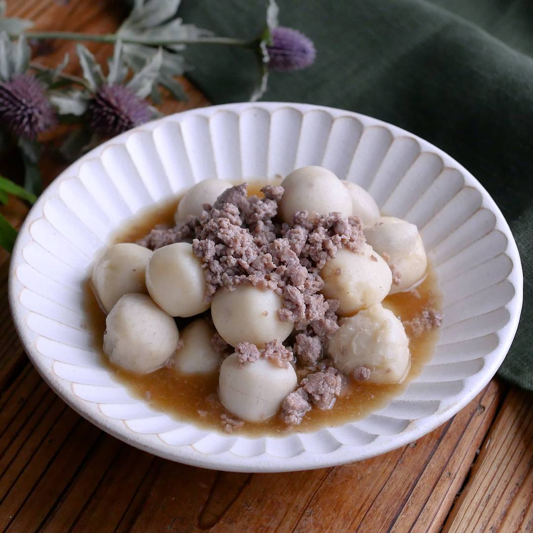 【 ぽっぽ様 確認用ページ 】 冷凍里芋のそぼろ煮 - macaroni