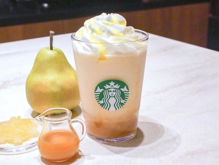 洋なし 生キャラメル フラペチーノ