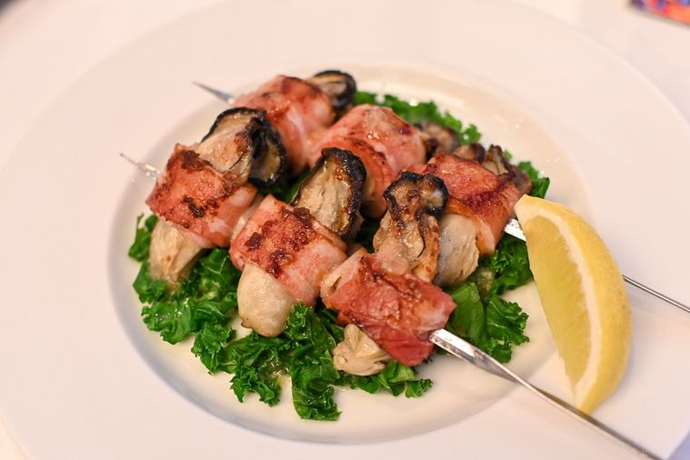 牡蠣のベーコン巻き