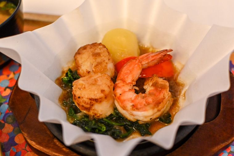 ホタテとえびのグリル