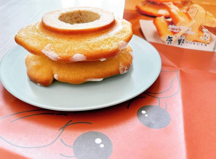 鹿野ろくやの鹿の角バームクーヘン