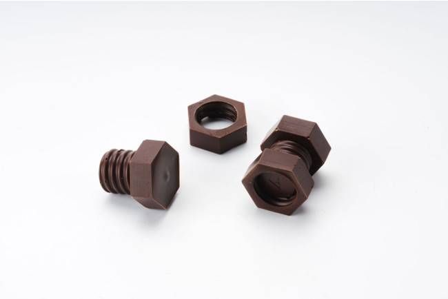 ネジの形のチョコ