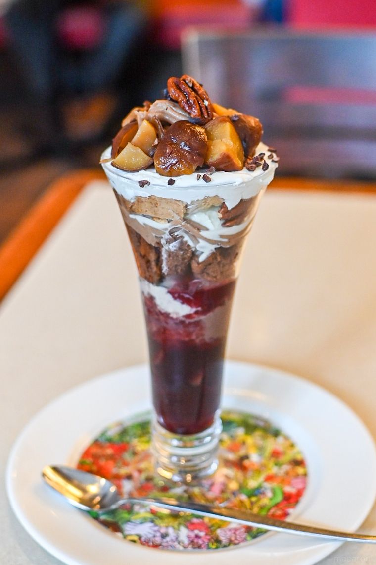 パフェのアップ