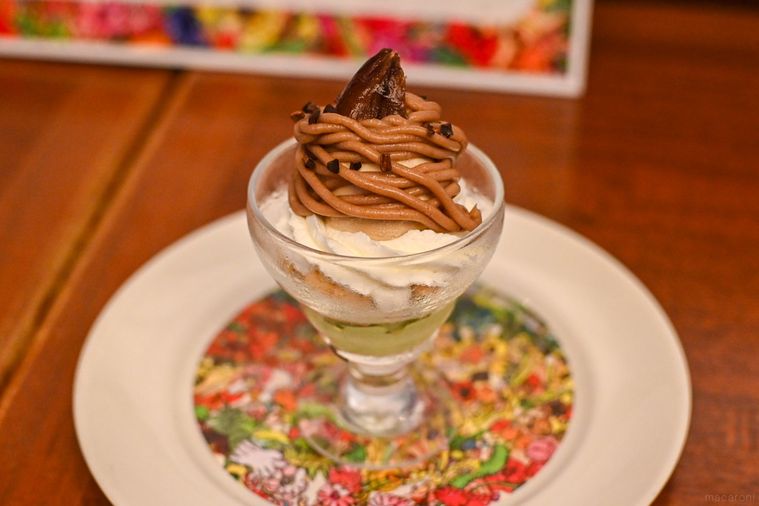 パフェのアップ