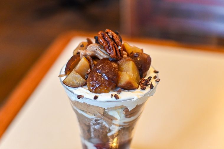 パフェのトッピング