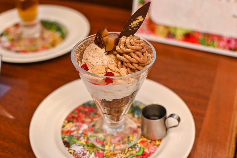 パフェのアップ