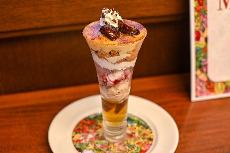 パフェのアップ