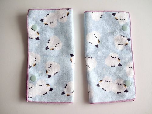 約300円で作れる抱っこ紐用よだれパッド。材料は100均でそろう簡単ハンドメイド術