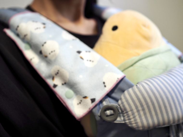 抱っこ紐用よだれパッドを手作り