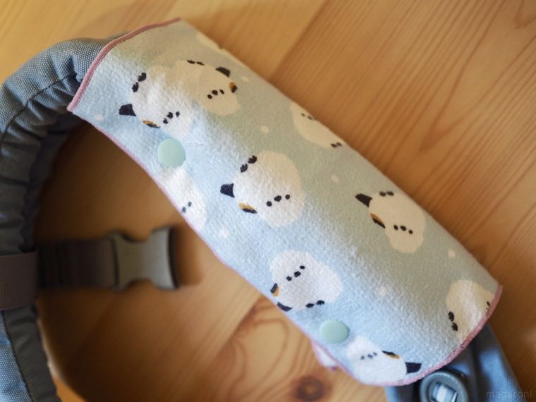 抱っこ紐用よだれパッドを手作り