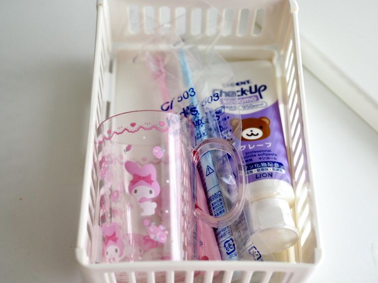 子どもの歯ブラシ入れに