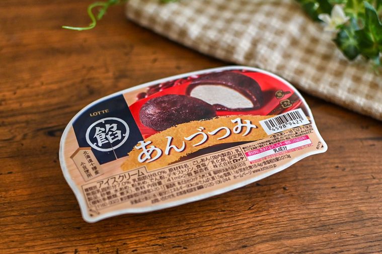 アイスのパッケージのアップ