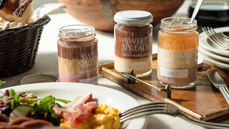 1. こっくり濃厚、秋の味覚を使った3層のスウィートスプレッド