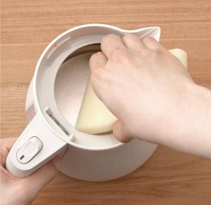 広口内容器でお手入れ簡単