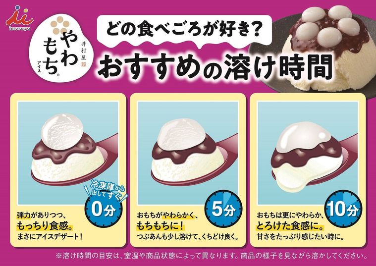 やわもちアイスシリーズおすすめの食べ方