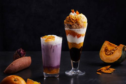 ナナズグリーンティー秋限定スイーツかぼちゃのモンブランパフェを最速レビュー