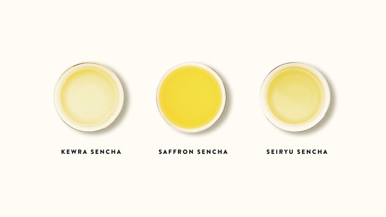 日本限定ティー3種が置かれている