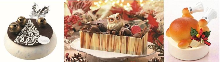 京王百貨店のクリスマスケーキ3種