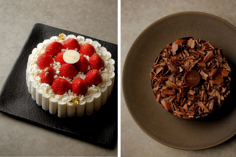 アマン東京のクリスマスケーキ2種