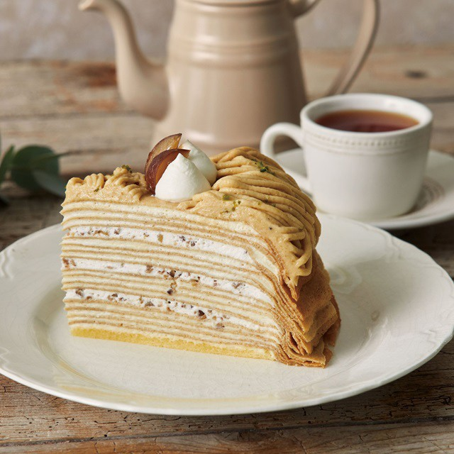 ラブアンドテーブルのマロンのミルククレープ