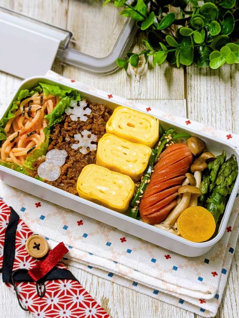 お弁当にトッピングした金柑酢