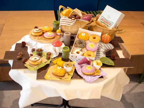 クリスピークリームドーナツの秋が始まったいも・栗・かぼちゃを使った限定ドーナツを食べ比べ