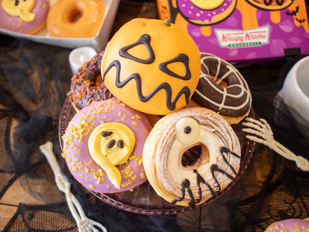 2025年「クリスピー・クリーム・ドーナツ」のハロウィン限定ドーナツを