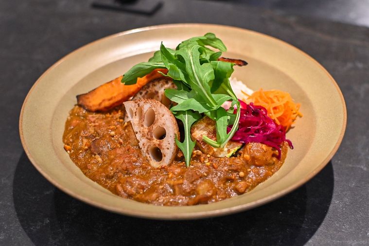 カレーのアップ