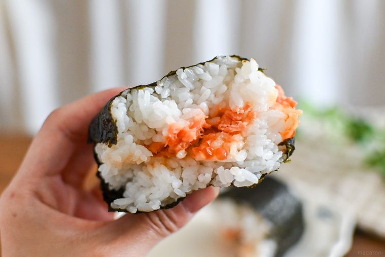 おむすびの断面