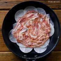 作り方 フライパンで大根と豚肉の重ね蒸し
