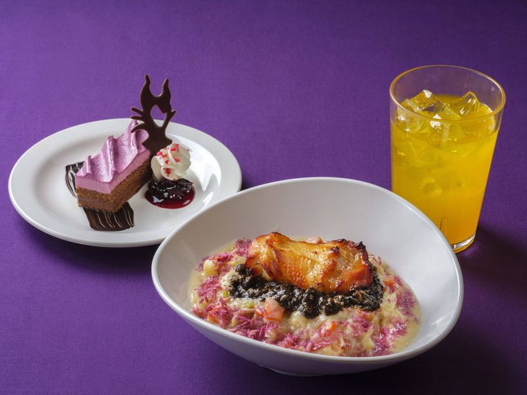 パスタとドリンクとデザート